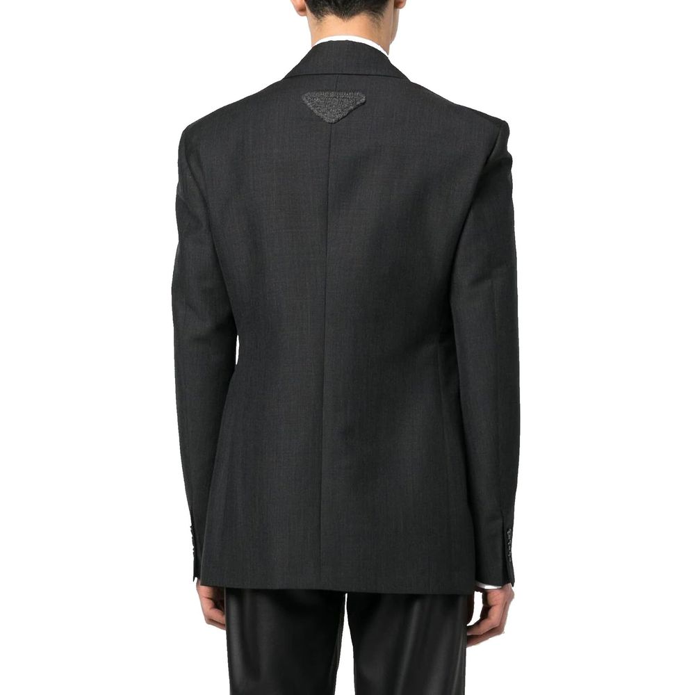 Gray Wool Coat - ventzia