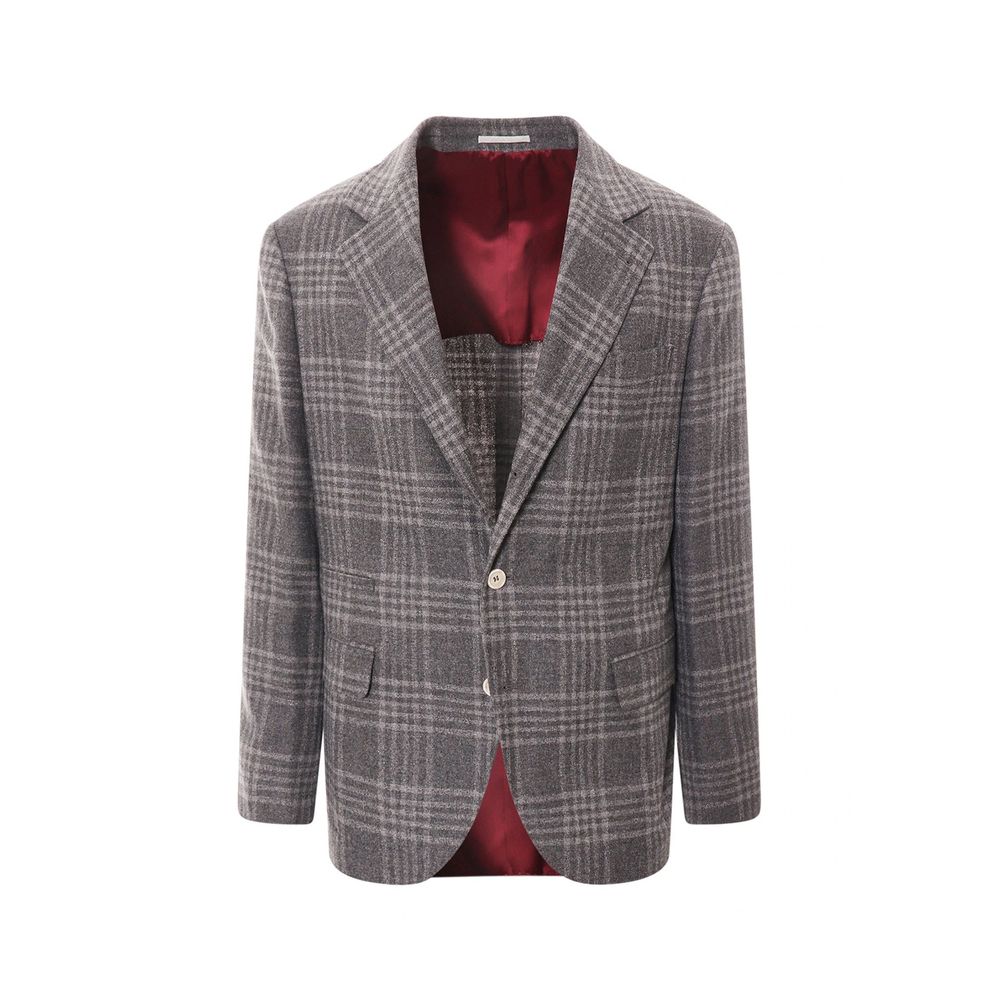 Gray Cashmere Blazer - ventzia