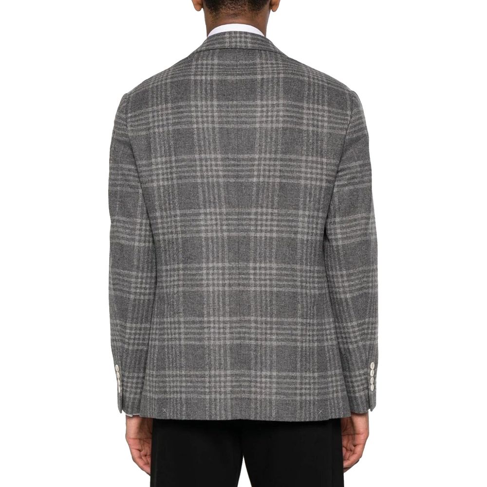 Gray Cashmere Blazer - ventzia
