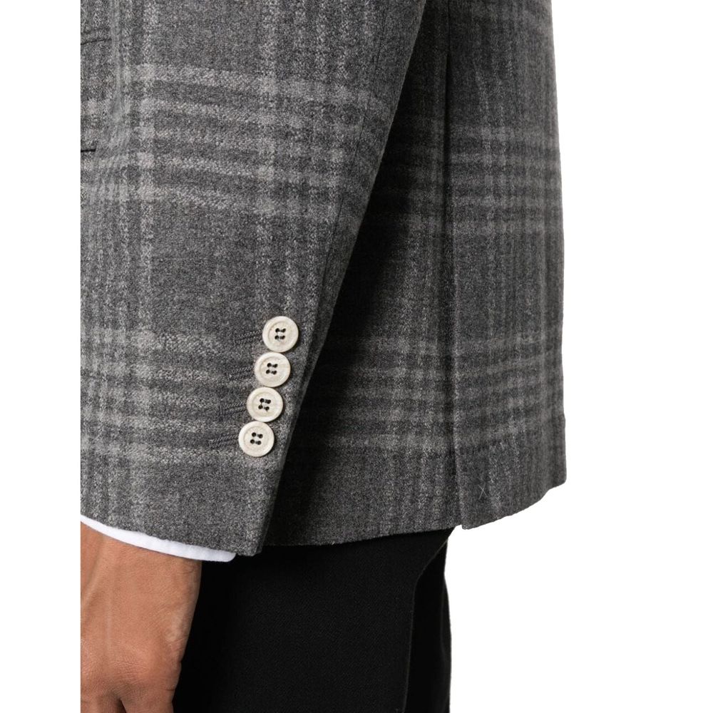 Gray Cashmere Blazer - ventzia