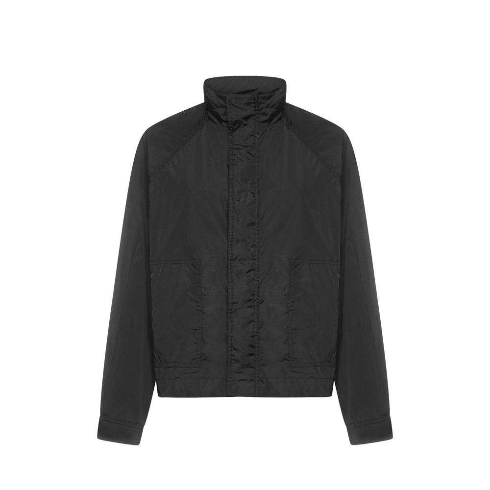 Black Polyamide Shell Jacket - ventzia