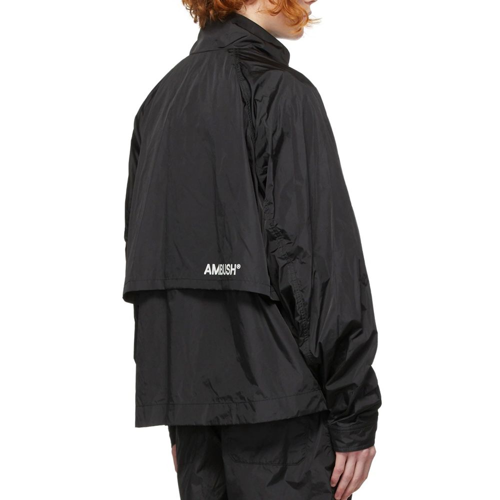 Black Polyamide Shell Jacket - ventzia