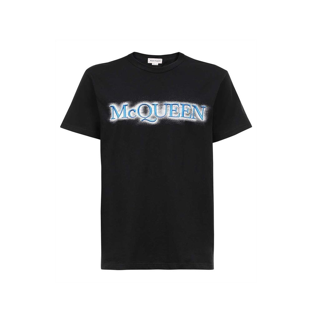 Black Cotton T-Shirt - ventzia