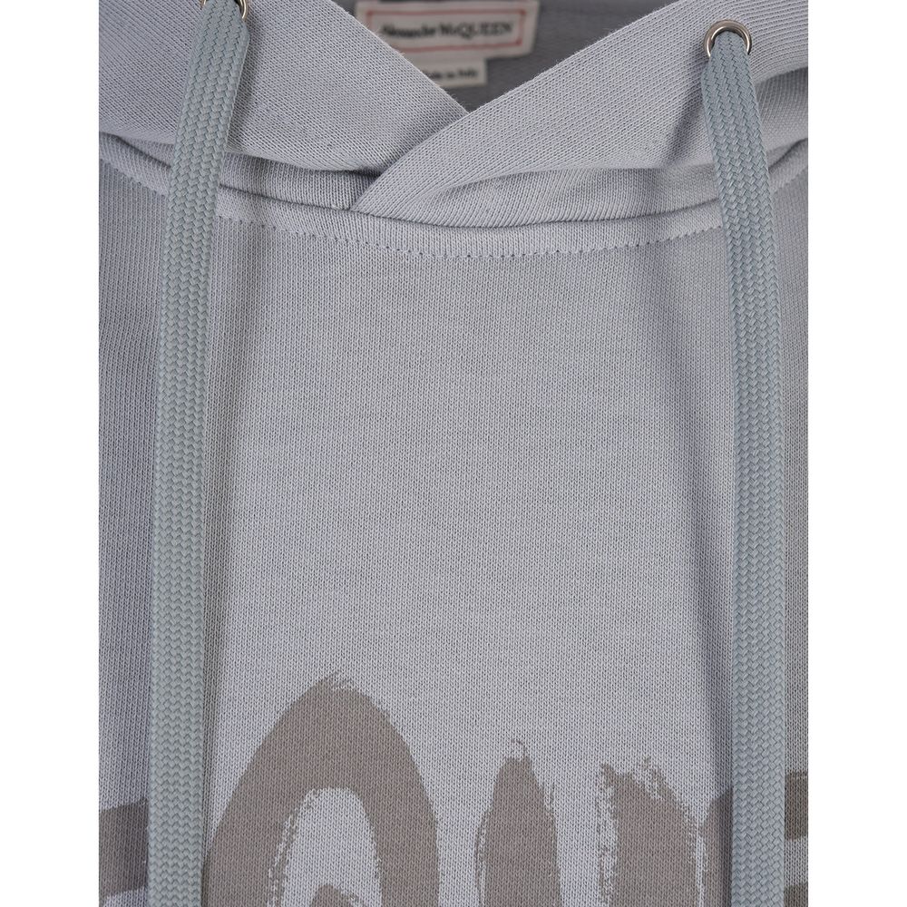 Gray Cotton Sweatshirt - ventzia