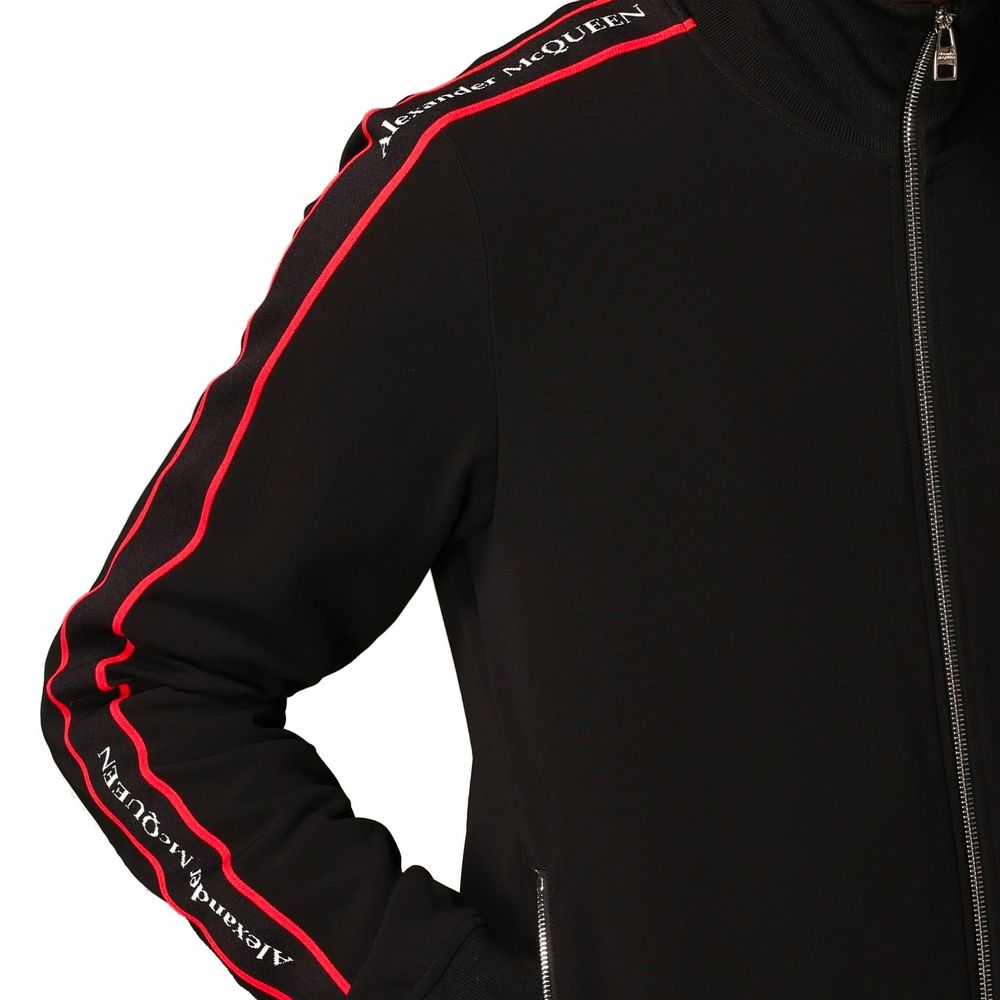 Black Viscose Sweatshirt - ventzia