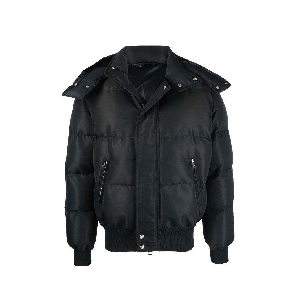Black Polyamide Bomber - ventzia