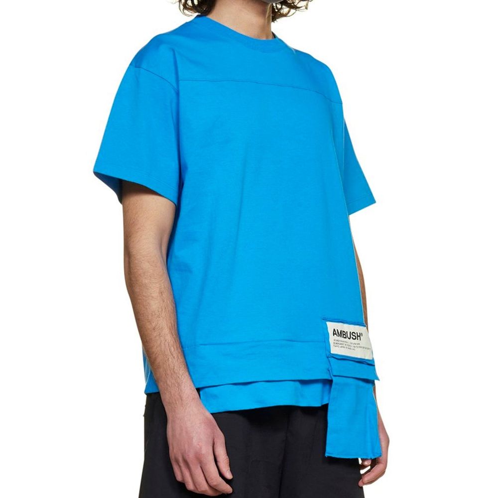 Blue Cotton T-Shirt - ventzia