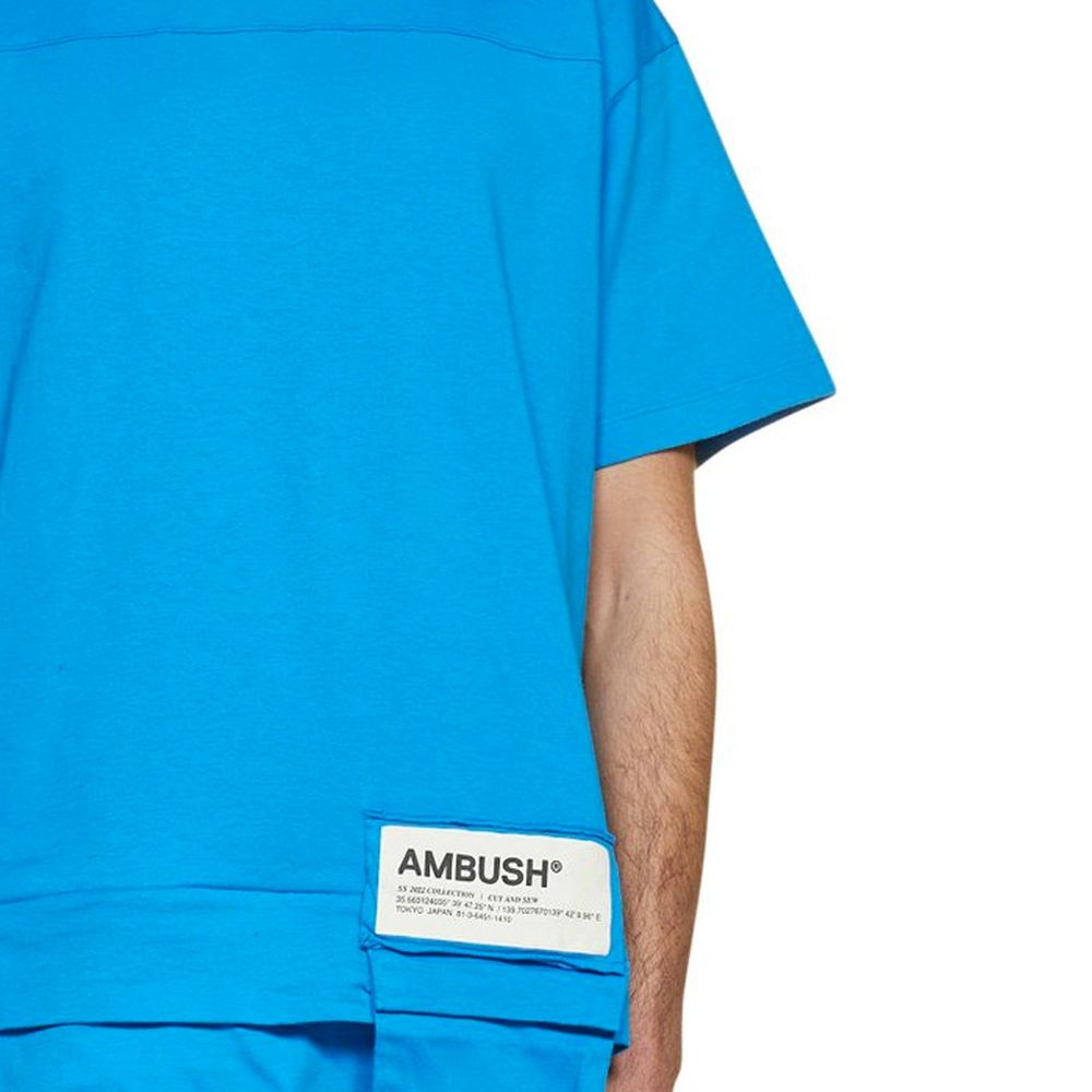 Blue Cotton T-Shirt - ventzia