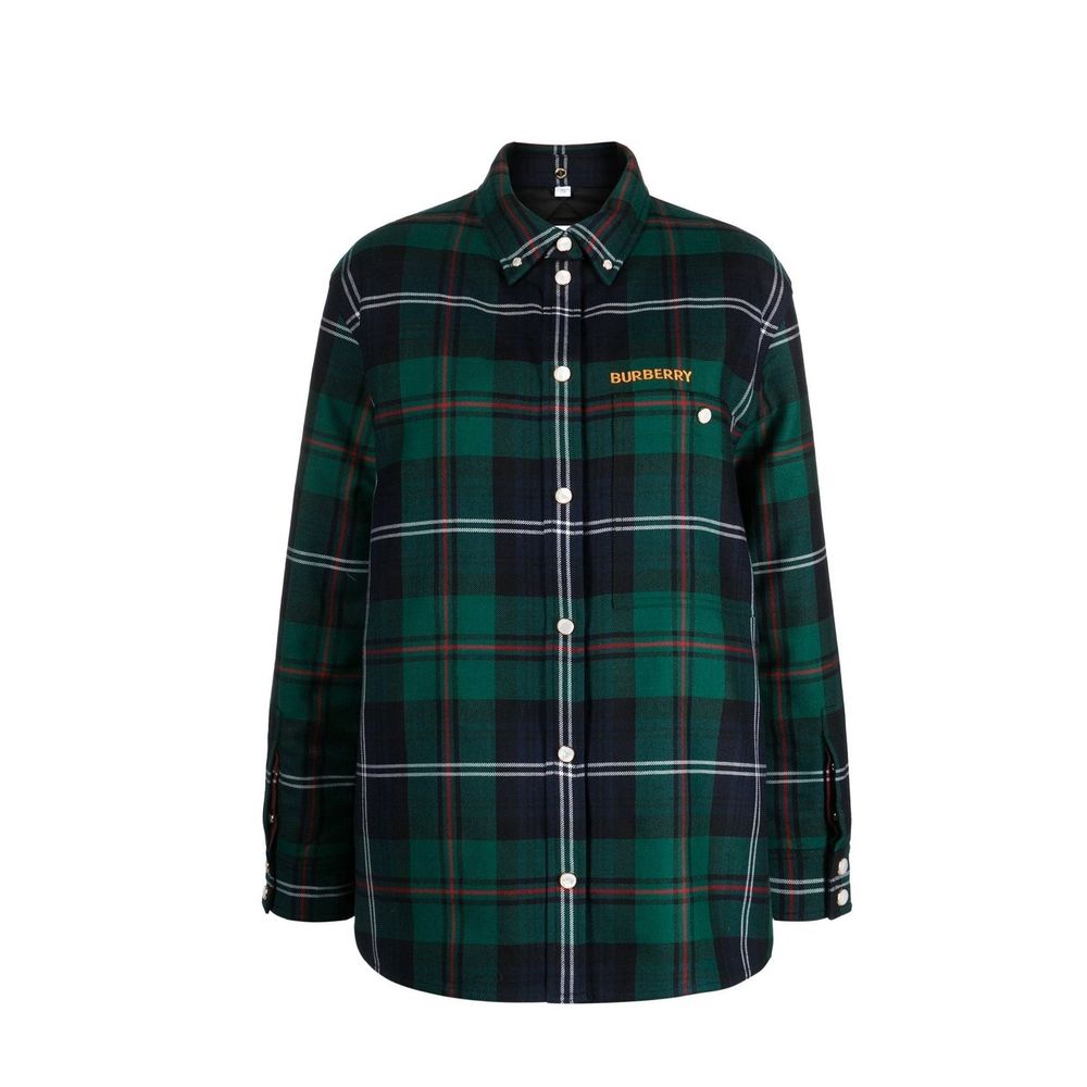 Bicolor Wool Pattern Shirt - ventzia