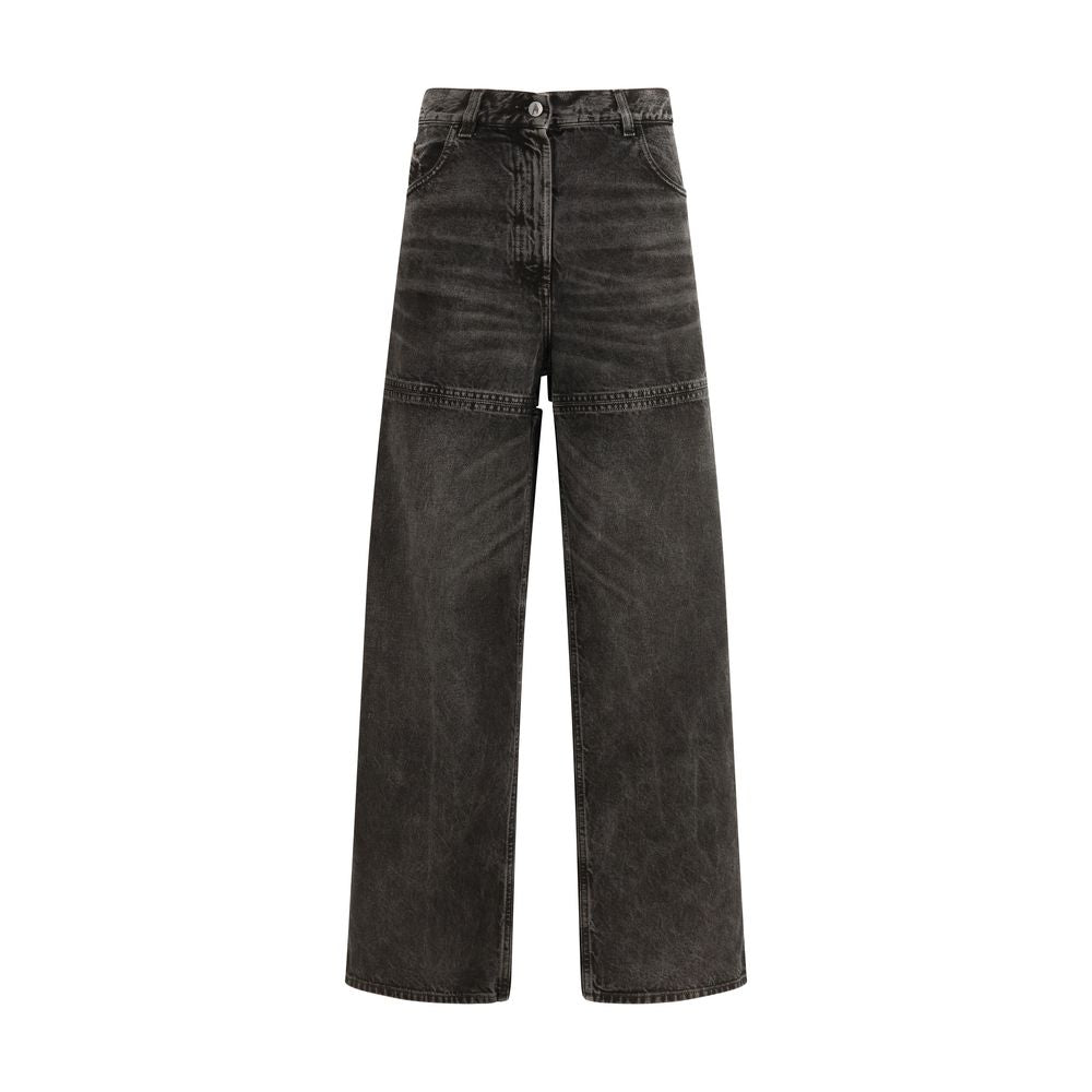 Black Cotton Jeans Denim - ventzia