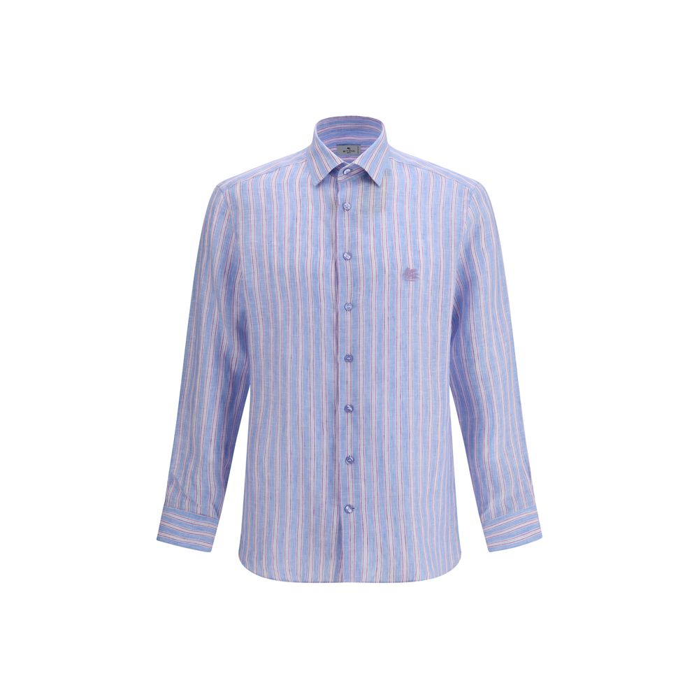 Multicolor Linen Pattern Shirt - ventzia