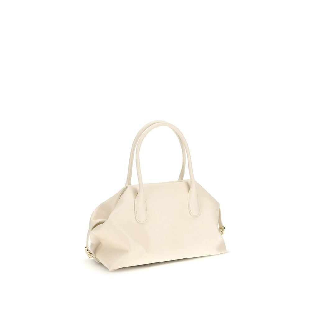 Beige Other Fibres Shoulder Bag - ventzia