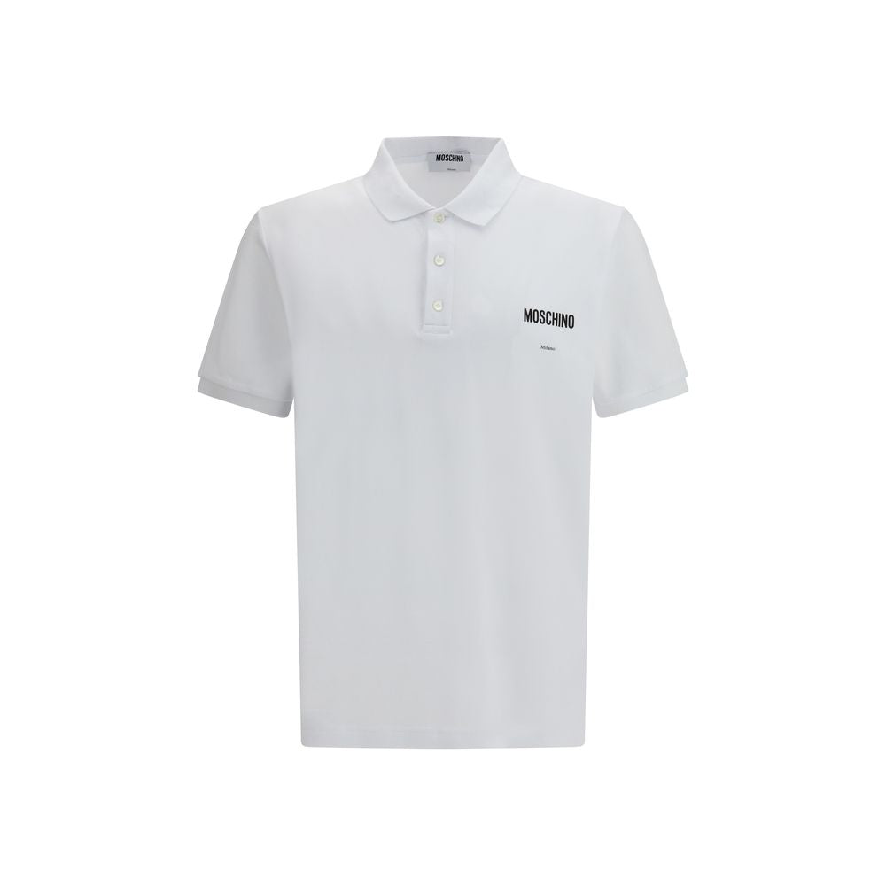 White Cotton Polo Shirt - ventzia