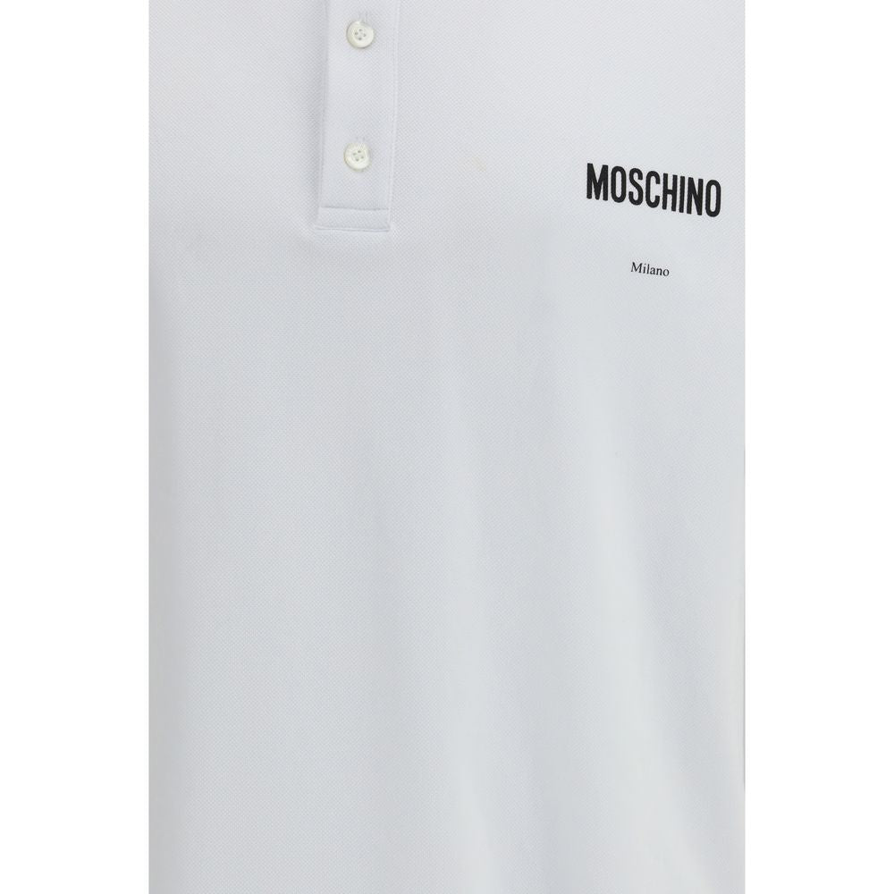 White Cotton Polo Shirt - ventzia