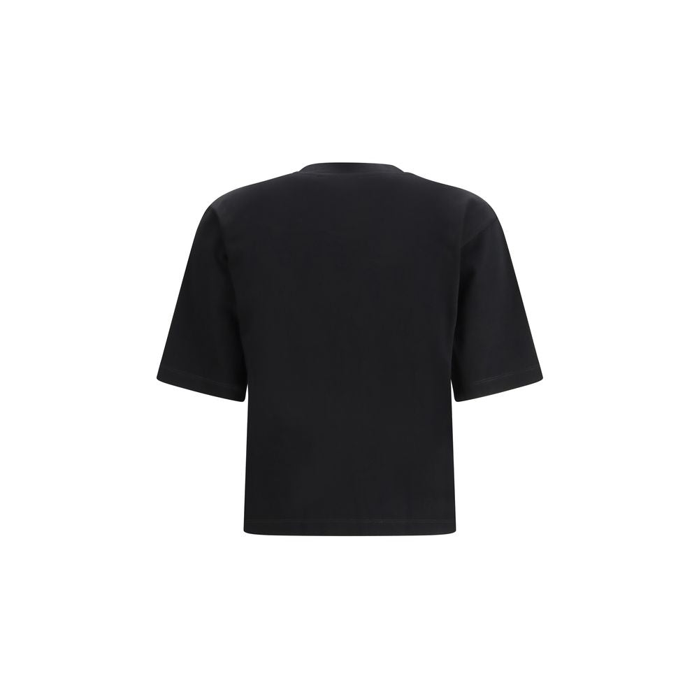 Black Cotton T-Shirt - ventzia