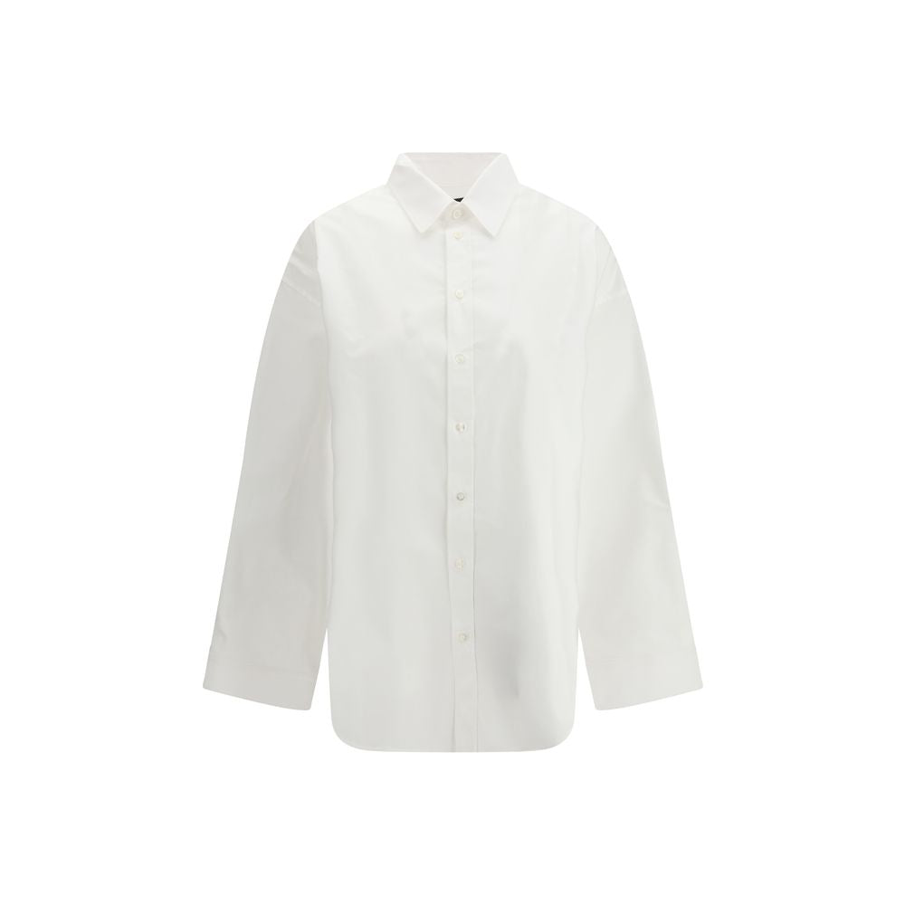 White Cotton Dress Shirt - ventzia