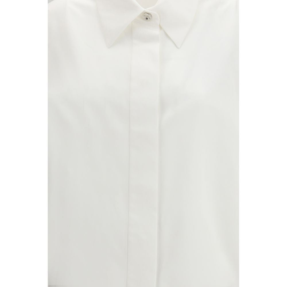White Cotton Shirt - ventzia