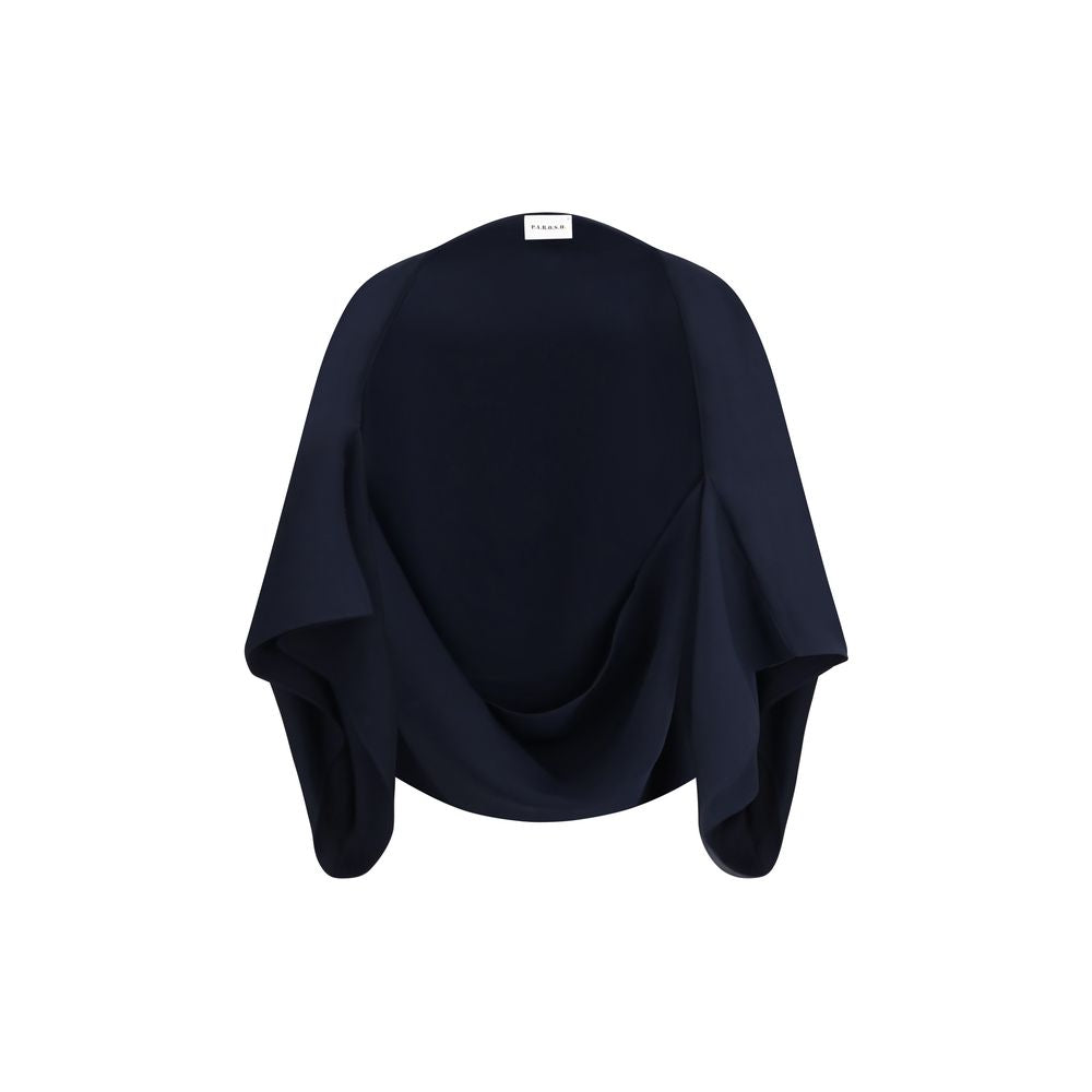 Blue Polyester Sweatshirt - ventzia