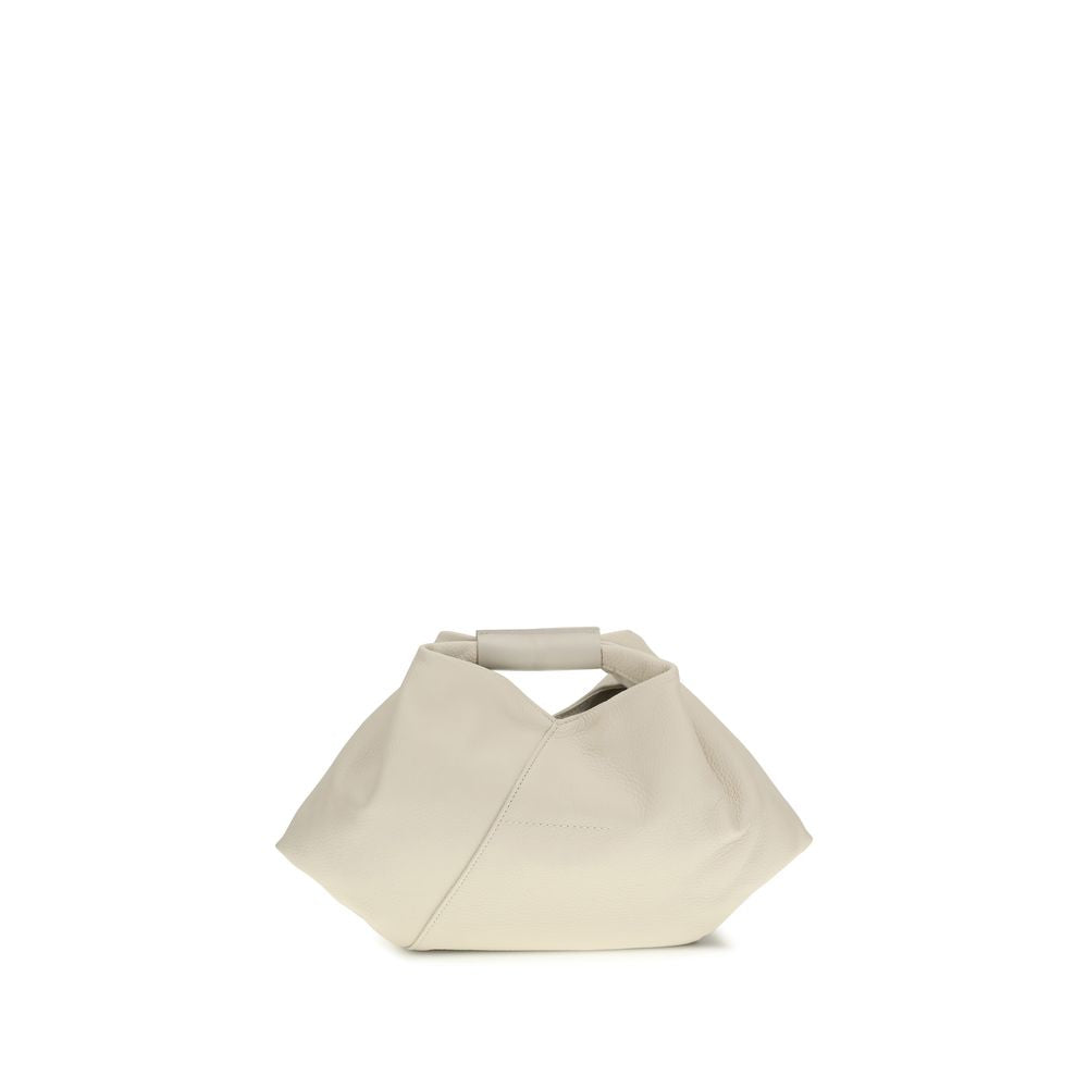 White Calf Leather Bos Taurus Handbag - ventzia