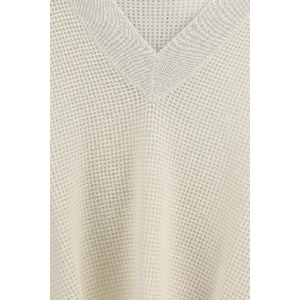 Beige Cashmere Sweater - ventzia