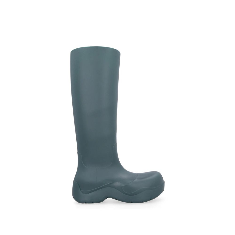 Bicolor Rubber Rain Boots - ventzia