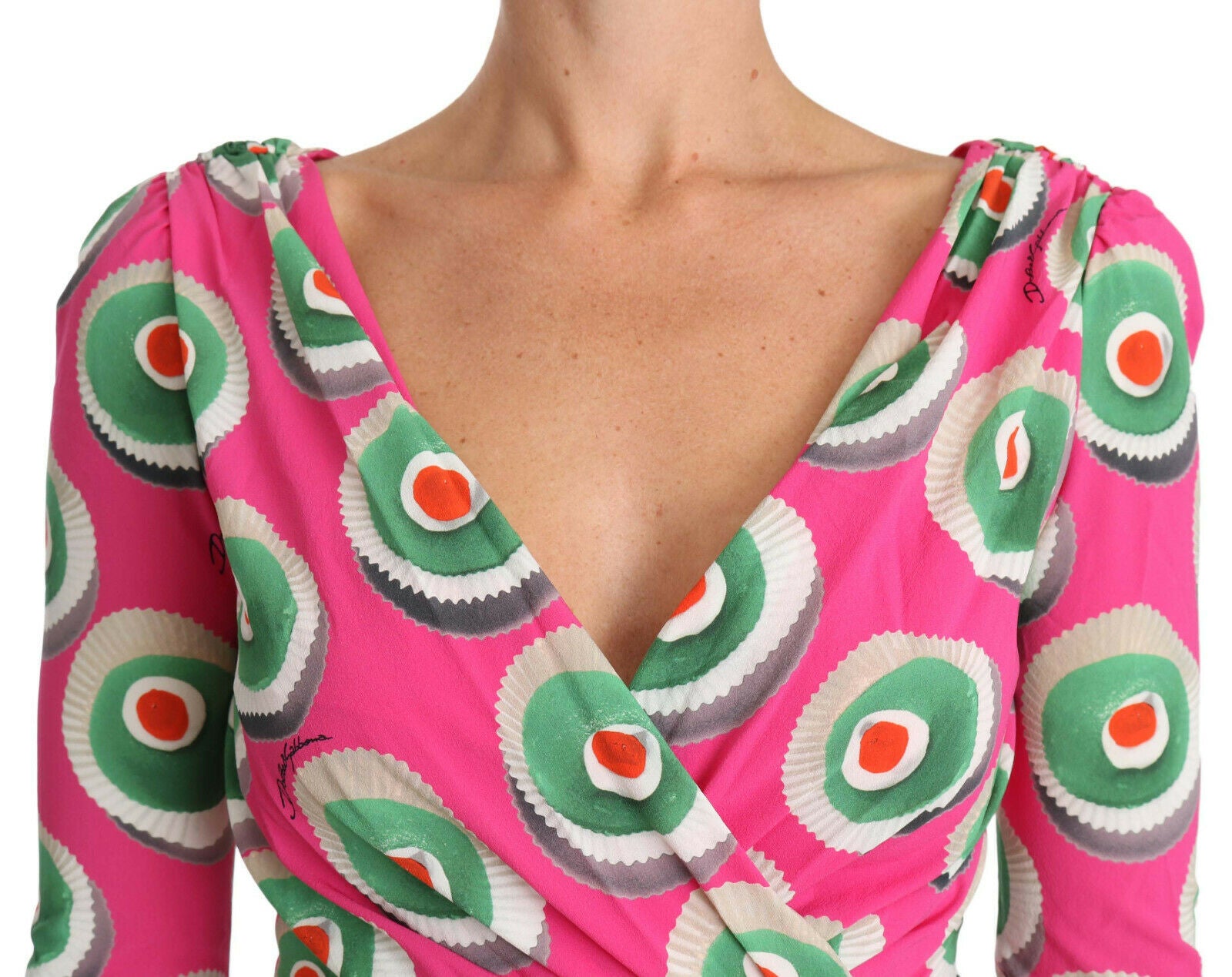 Elegant Pink Silk Sheath Bodycon Dress - ventzia