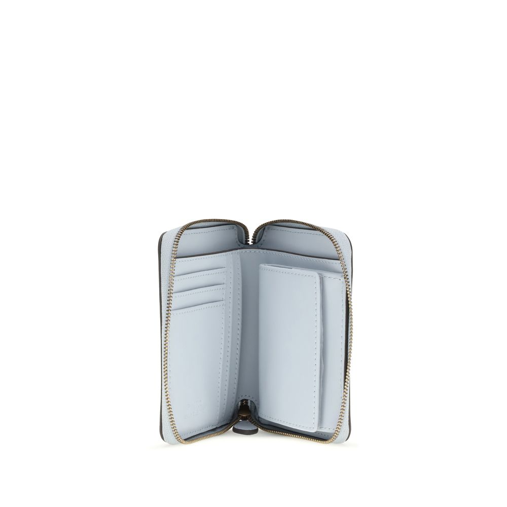 Blue Calf Leather Bos Taurus Wallet - ventzia