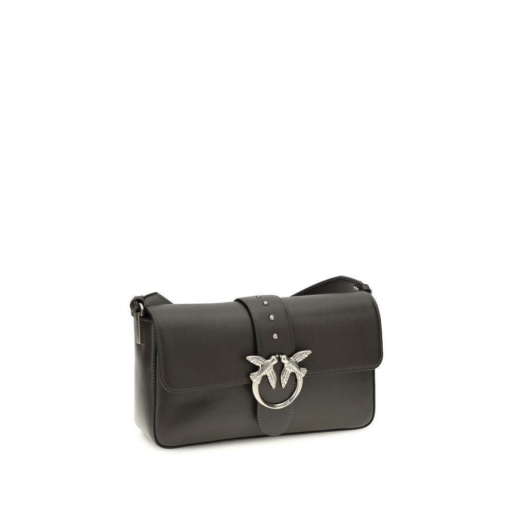 Bicolor Leather Shoulder Bag - ventzia