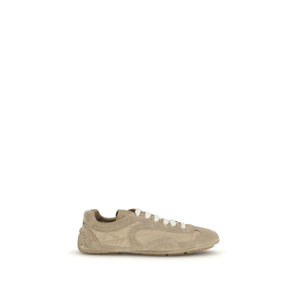 Beige Lamb Ovis Aries Aries Athletic Sneakers - ventzia