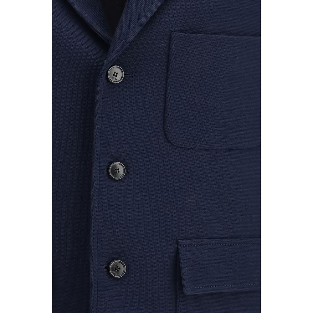 Blue Cotton Coat