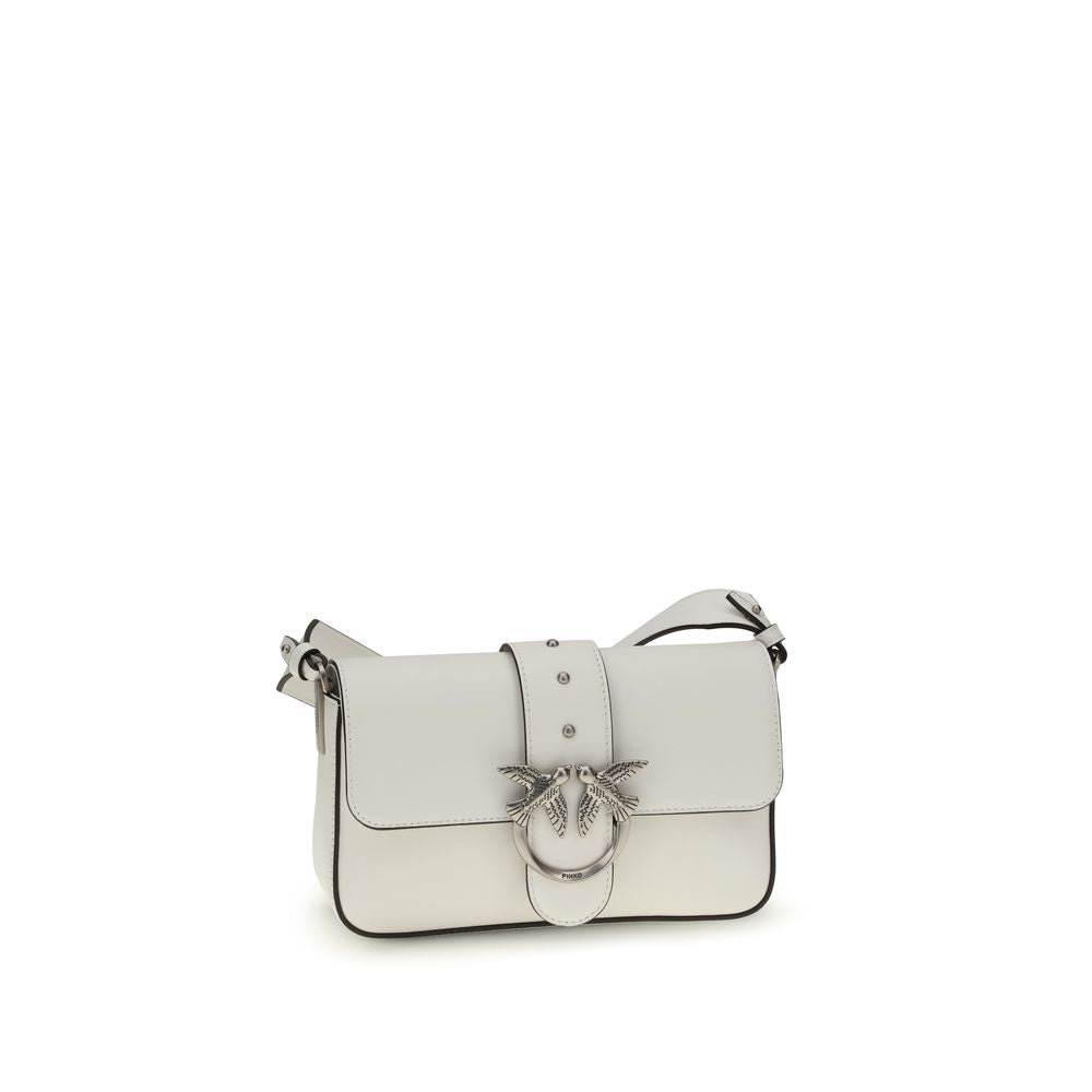 White Calf Leather Bos Taurus Shoulder Bag - ventzia