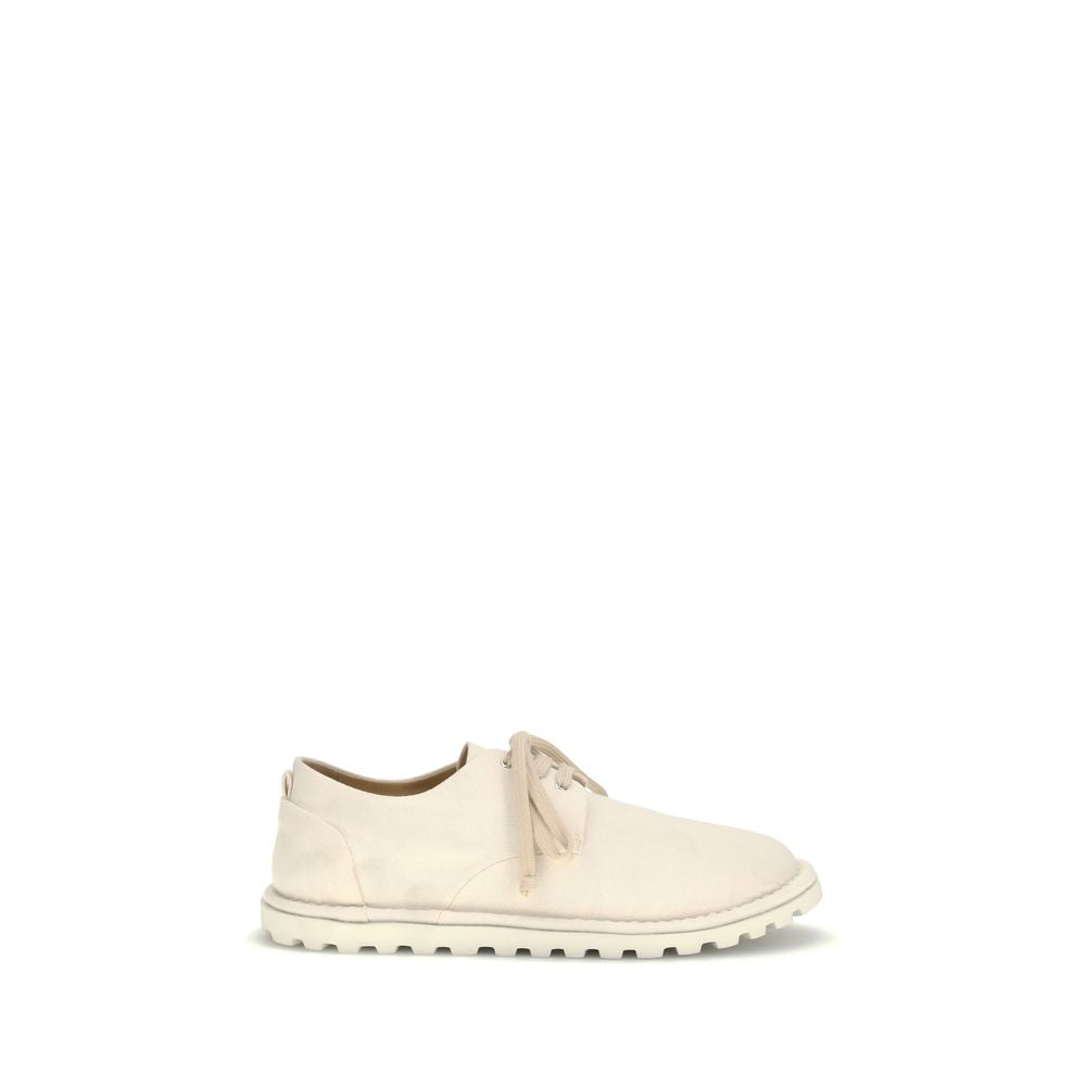 White Cotton Oxfords And Derbies - ventzia