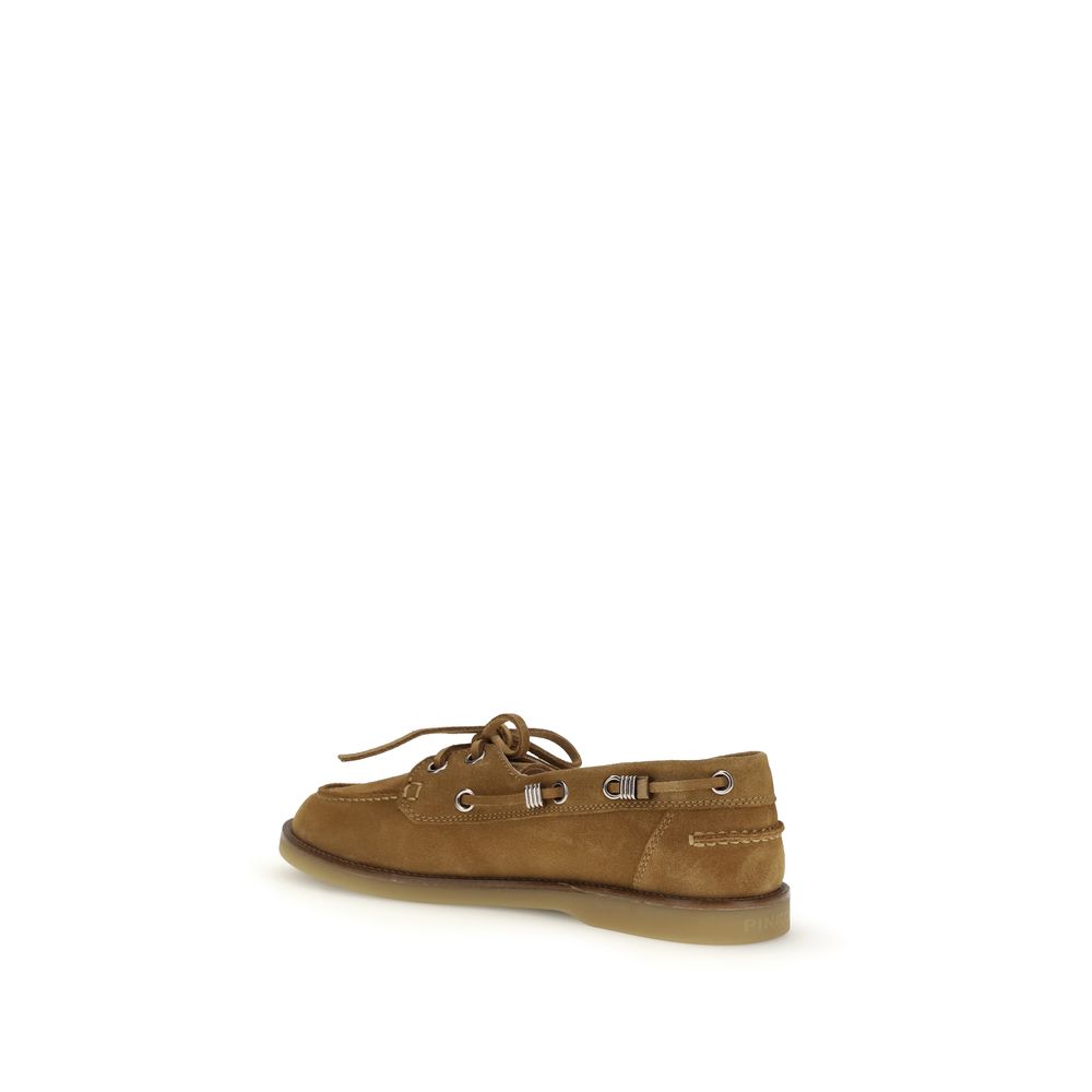 Brown Calf Leather Bos Taurus Slip-On Loafers
