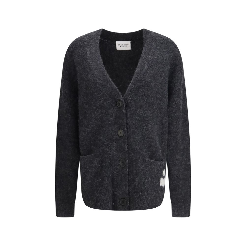 Gray Alpaca Vicugna Pacos Cardigan - ventzia