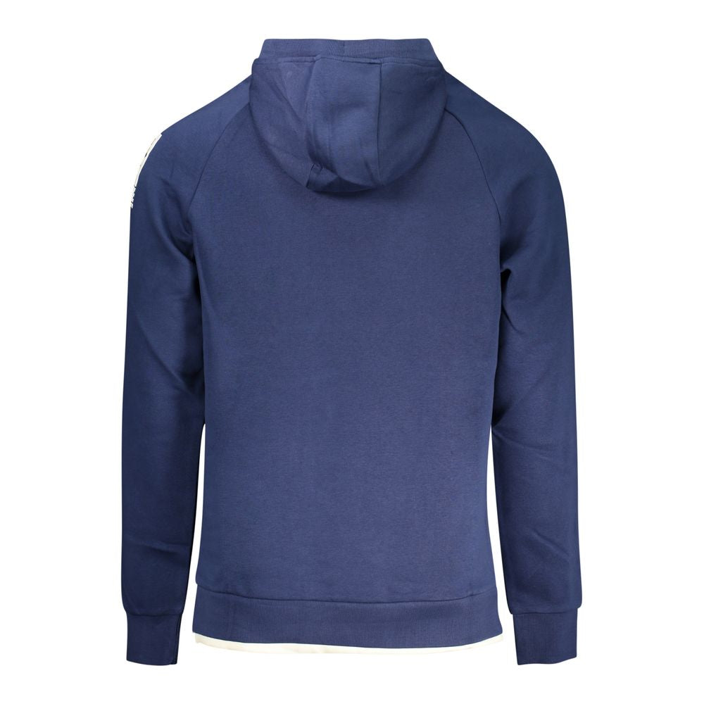 Blue Cotton Men's Sweatshirt - ventzia