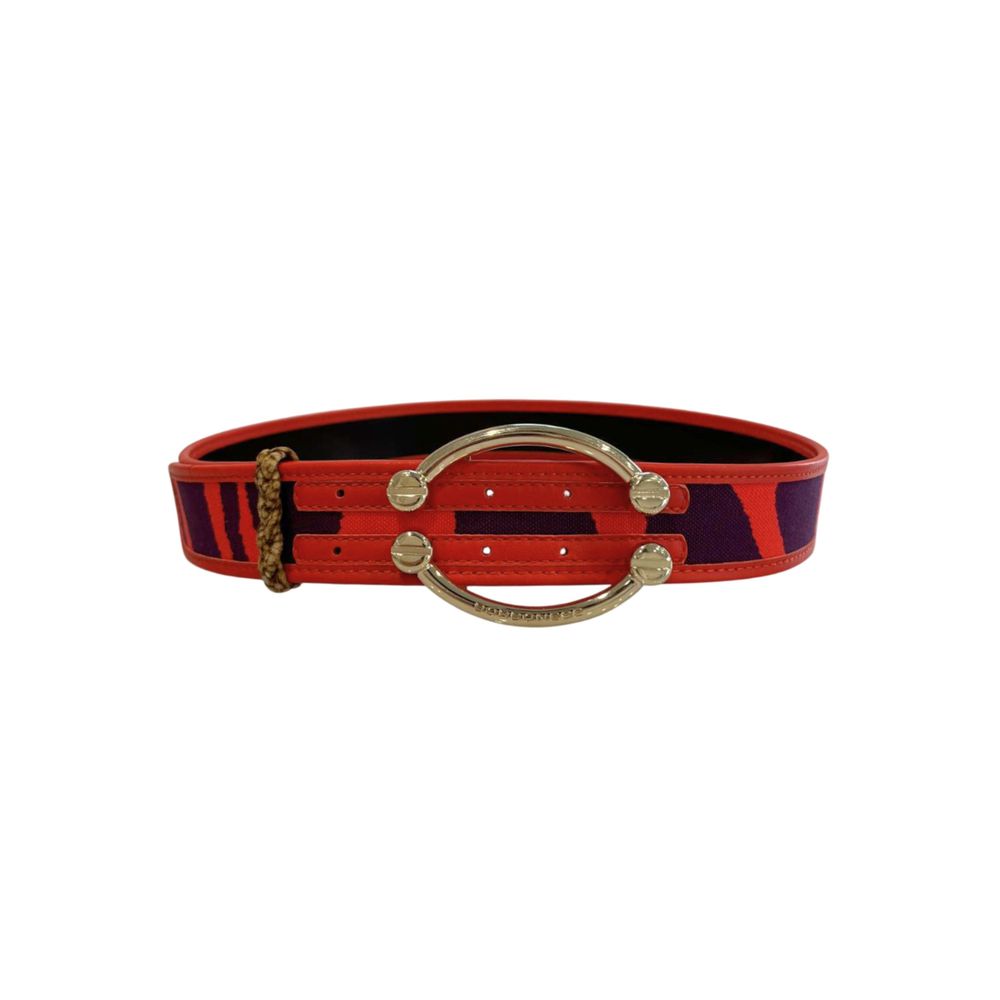 Orange Leather Women Belt - ventzia