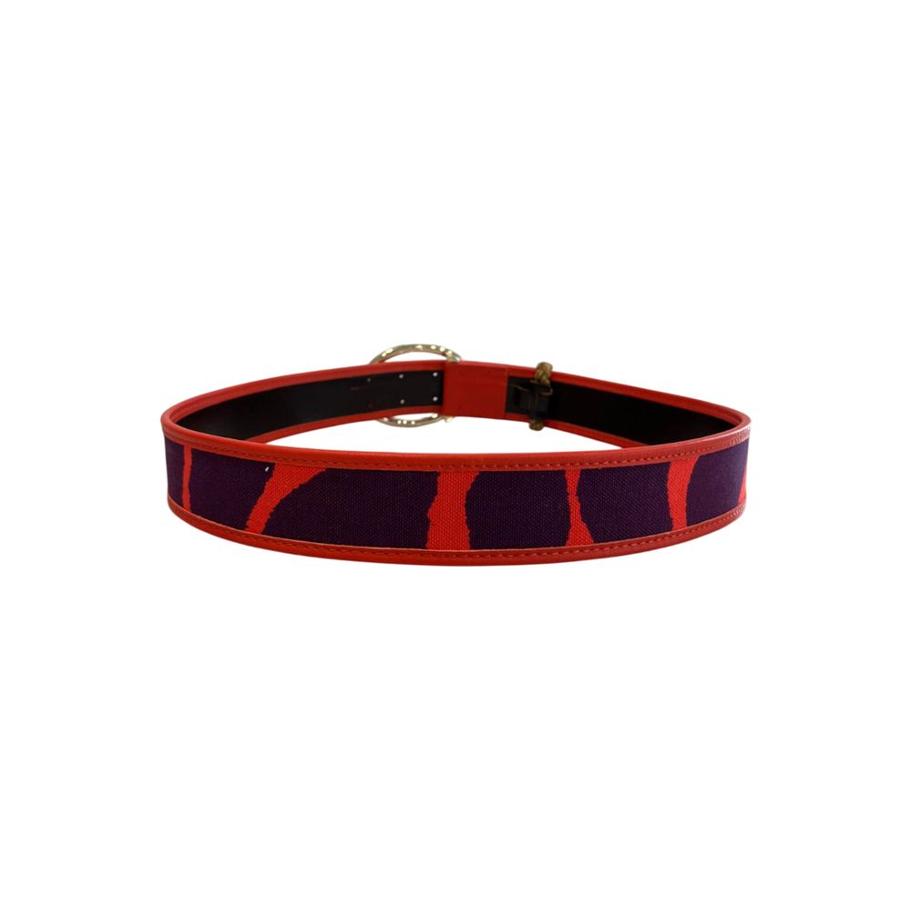 Orange Leather Women Belt - ventzia