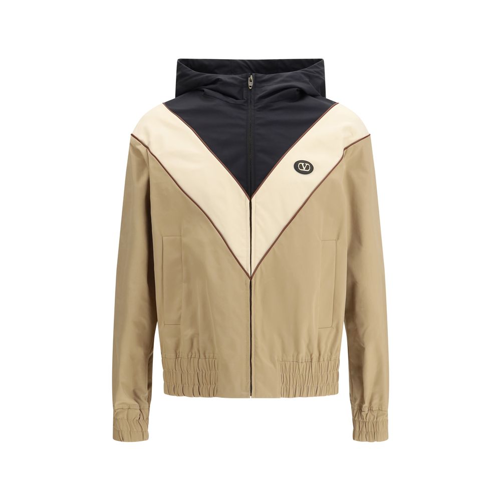Multicolor Polyester Shell Jacket - ventzia