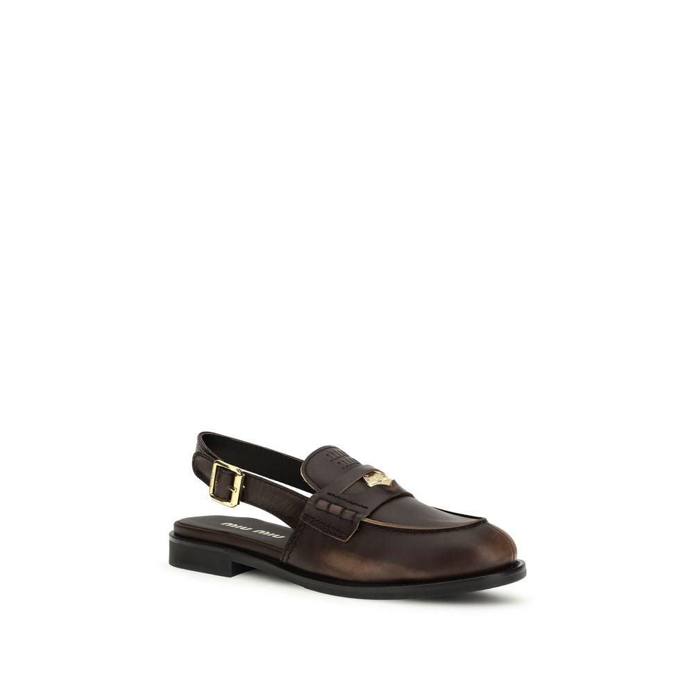 Brown Calf Leather Bos Taurus Slip-On Loafers - ventzia