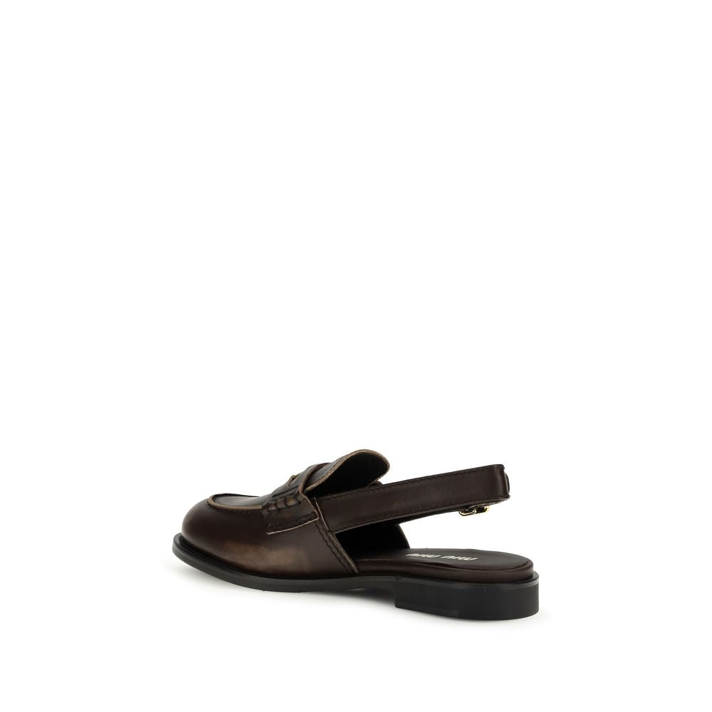 Brown Calf Leather Bos Taurus Slip-On Loafers - ventzia