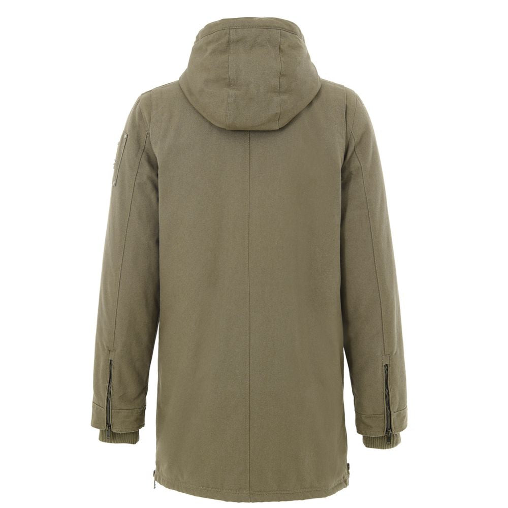 Green Cotton Parka - ventzia