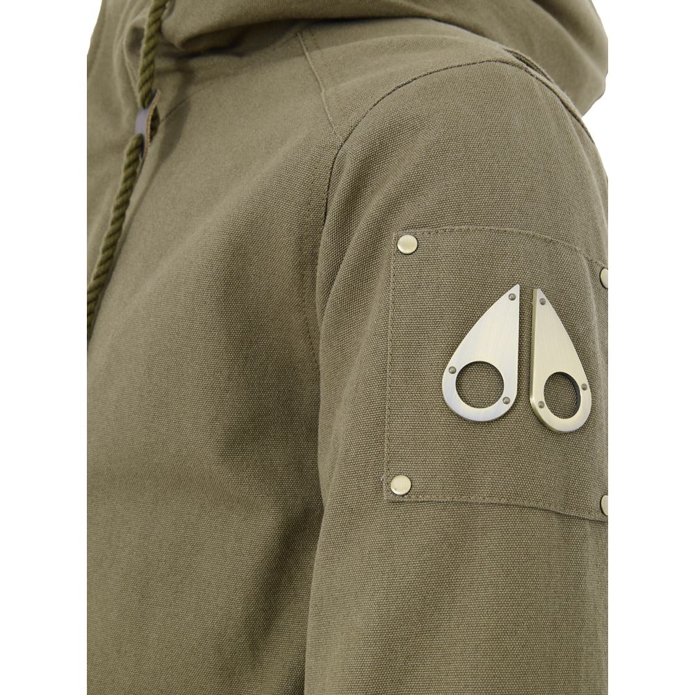 Green Cotton Parka - ventzia