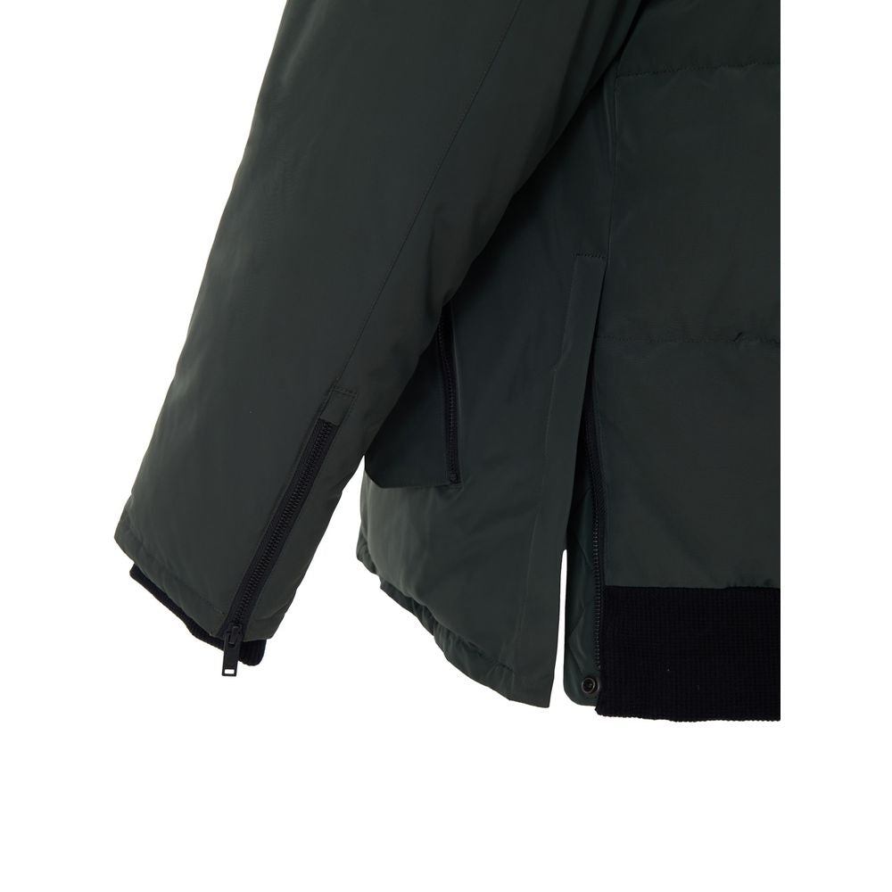 Green Nylon Parka - ventzia