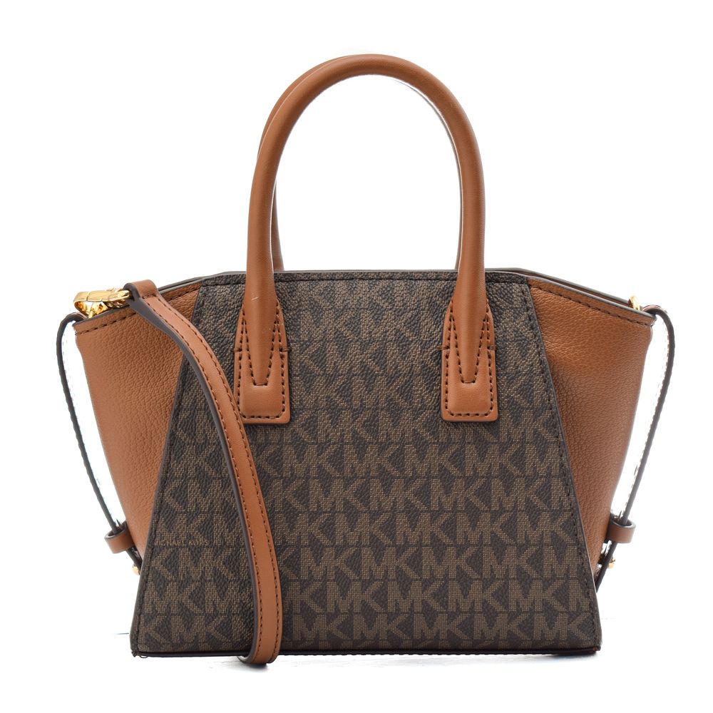 Brown Canvas Handbag - ventzia