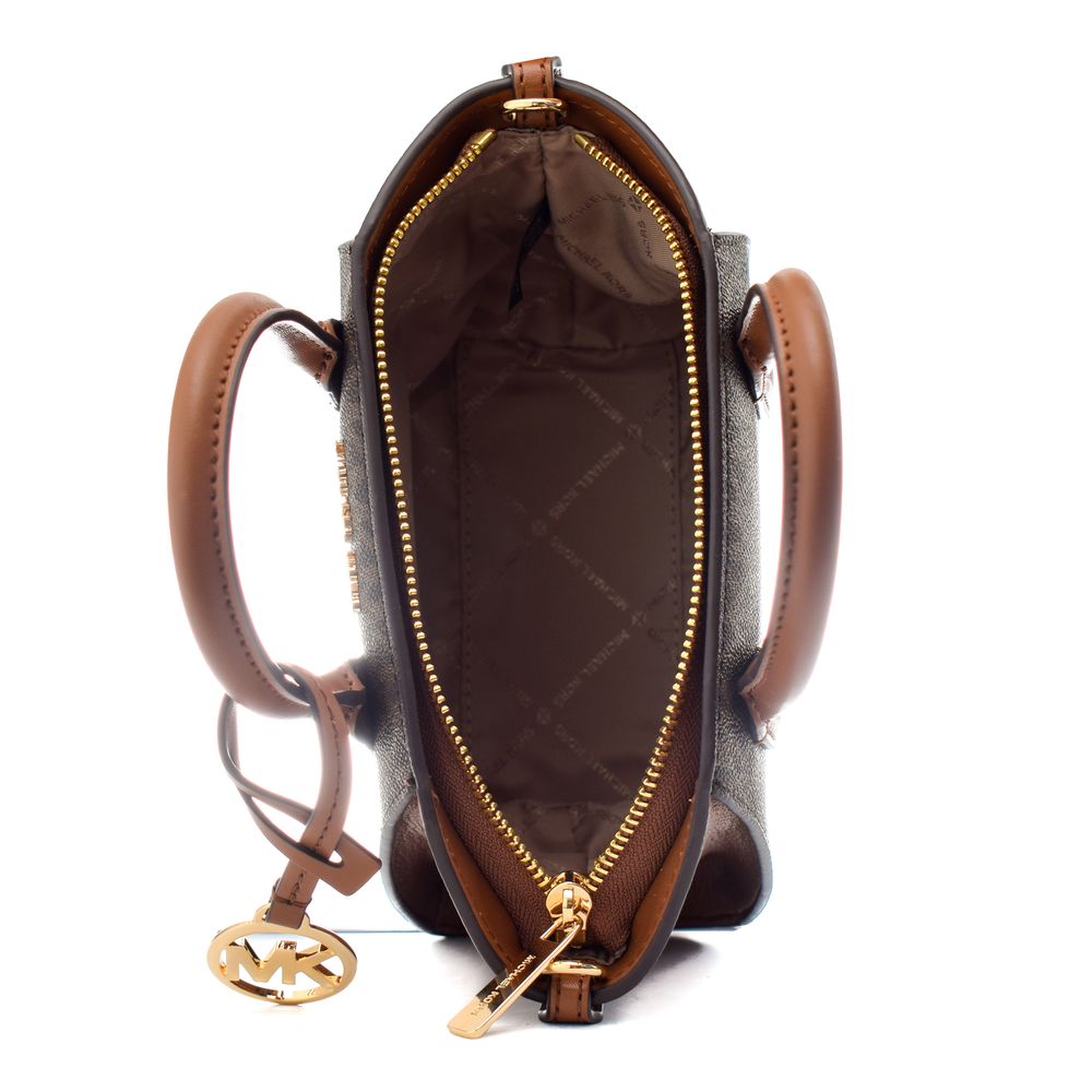 Brown Canvas Handbag - ventzia