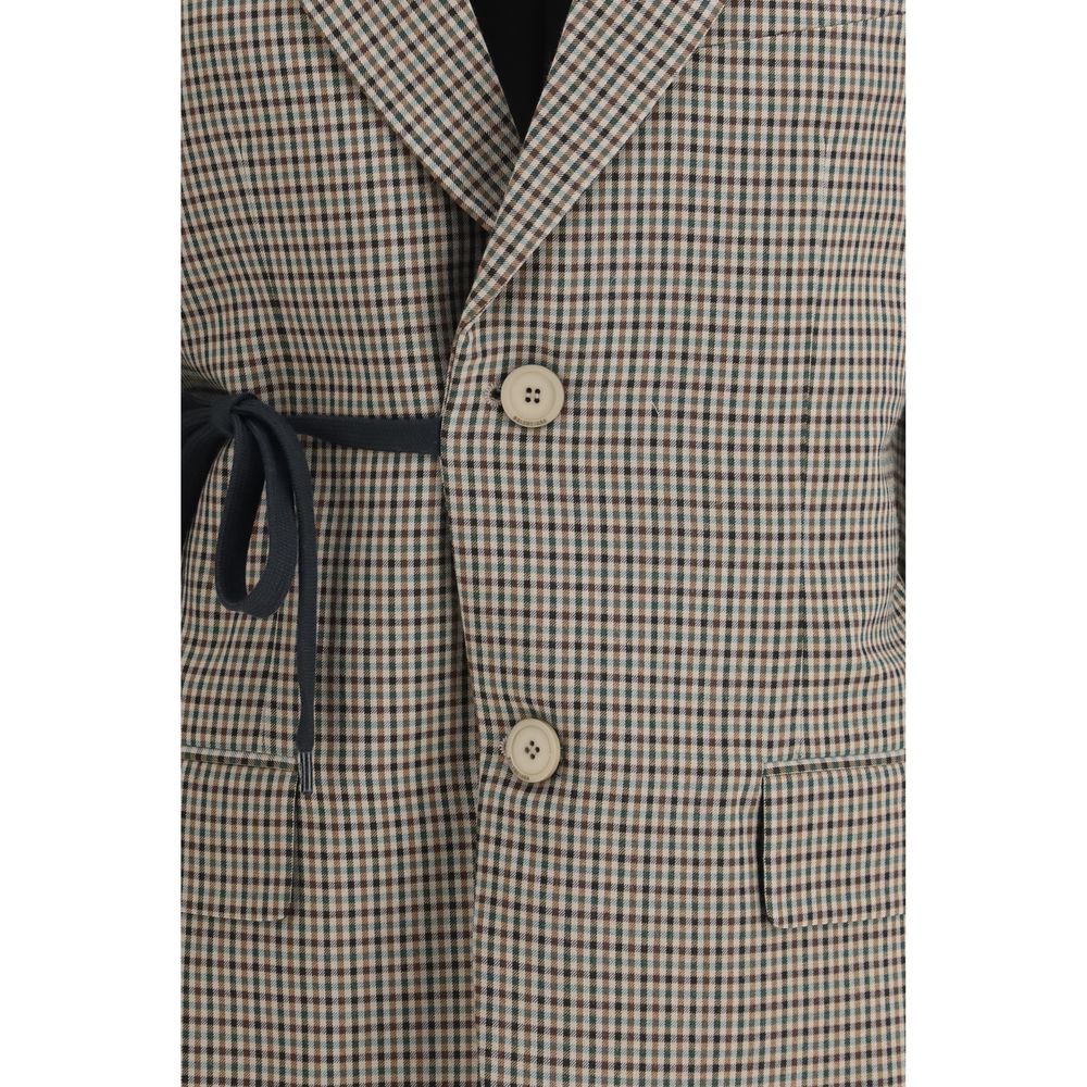 Multicolor Lyocell Coat - ventzia