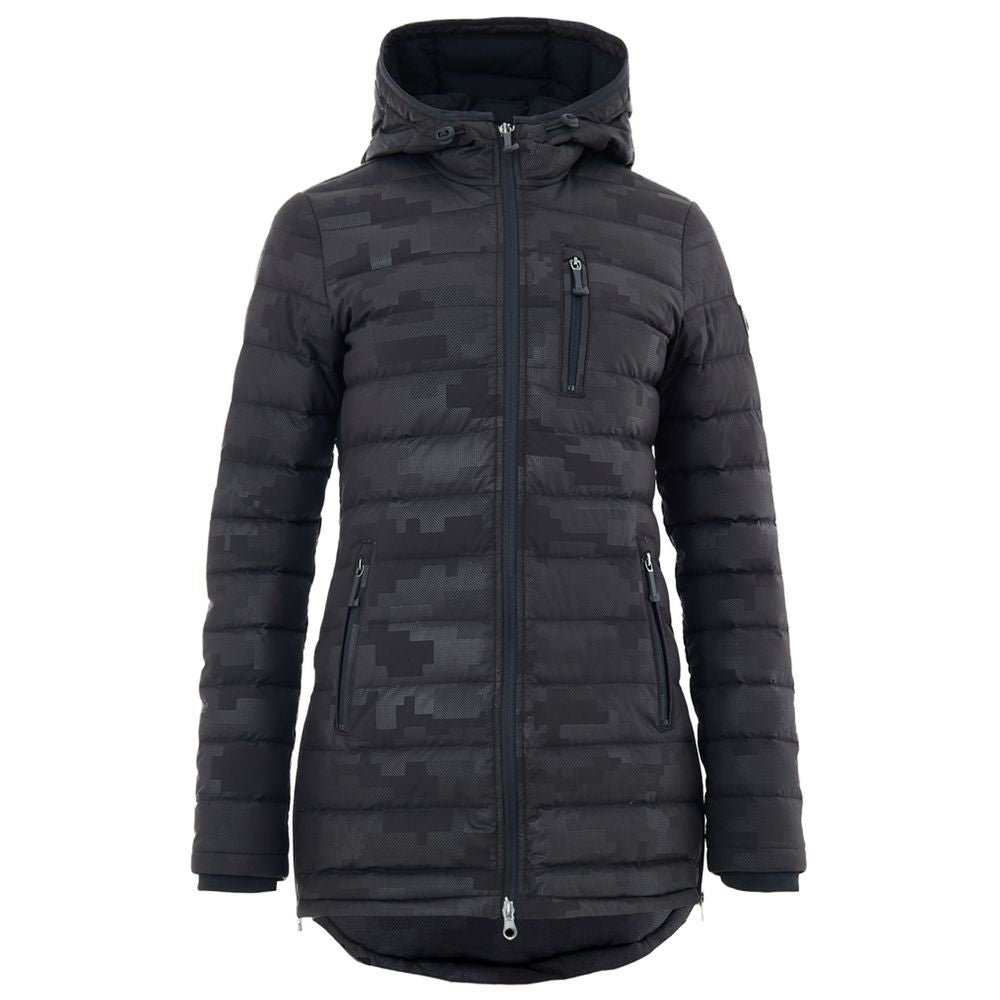 Black Nylon Coat - ventzia
