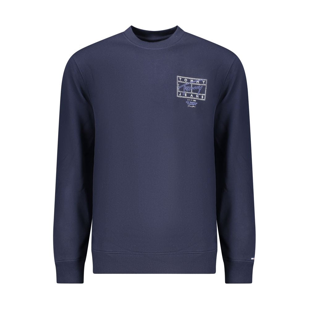 Blue Cotton Men Sweatshirt - ventzia