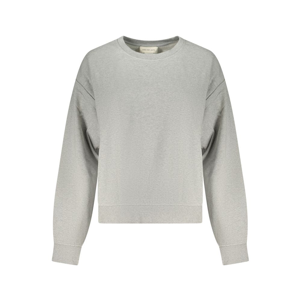 Grigio Cotton Women Sweatshirt - ventzia