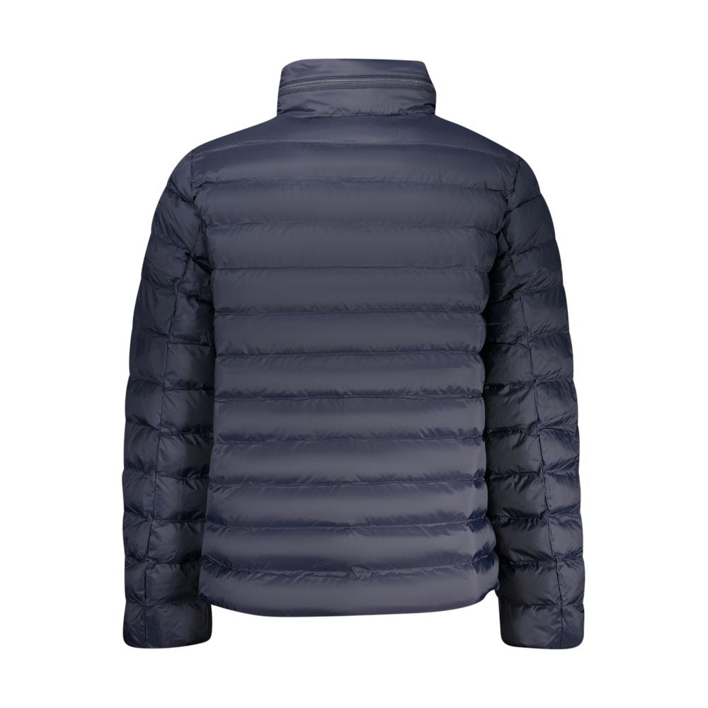 Blu Poliammide Men's Jacket - ventzia